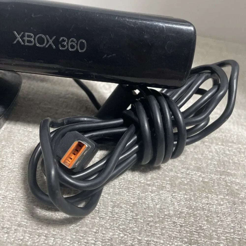 Genuine Microsoft Xbox 360 Kinect Sensor Bar Black Camera Tested And Working